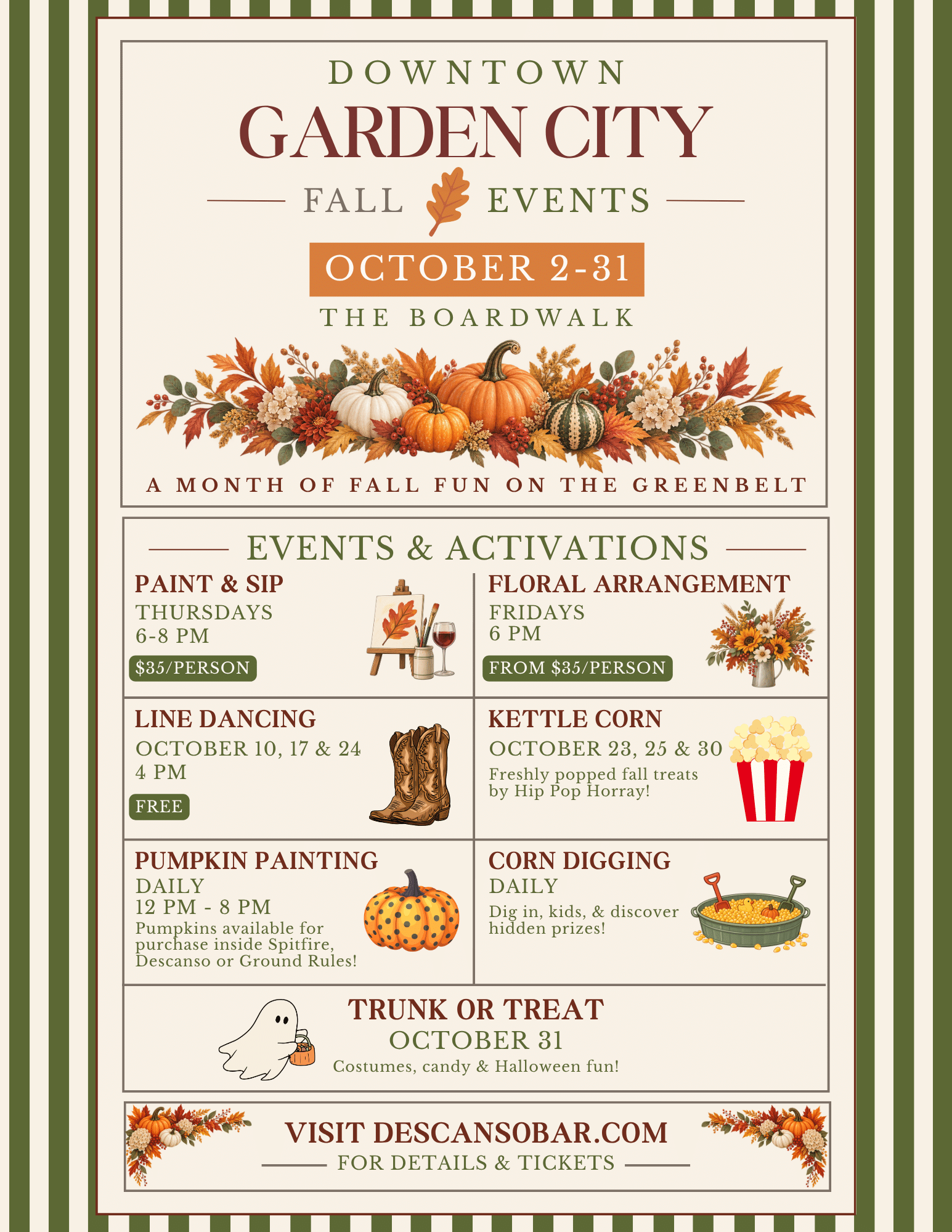 Greenbelt Harvest Market & Fall in Downtown Garden City